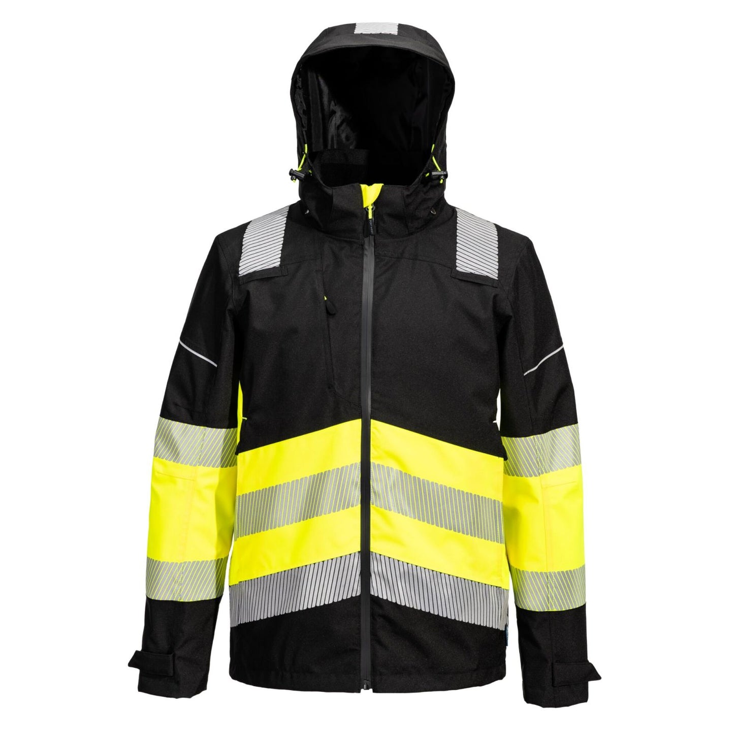 Portwest PW3 Hoge zichtbaarheid Regenjack PW368 Extreme Hi-Vis Klasse 1 geel-zwart(YB)