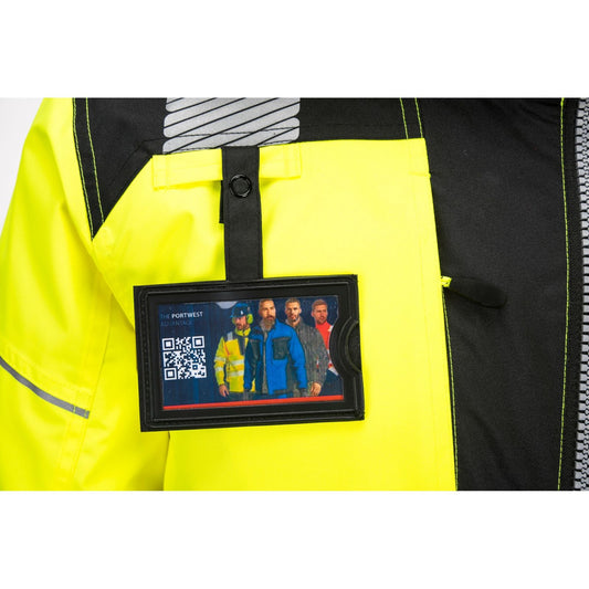 Portwest PW3 PW3 Hi-Vis Winter Parka PW369 geel-zwart(YB)