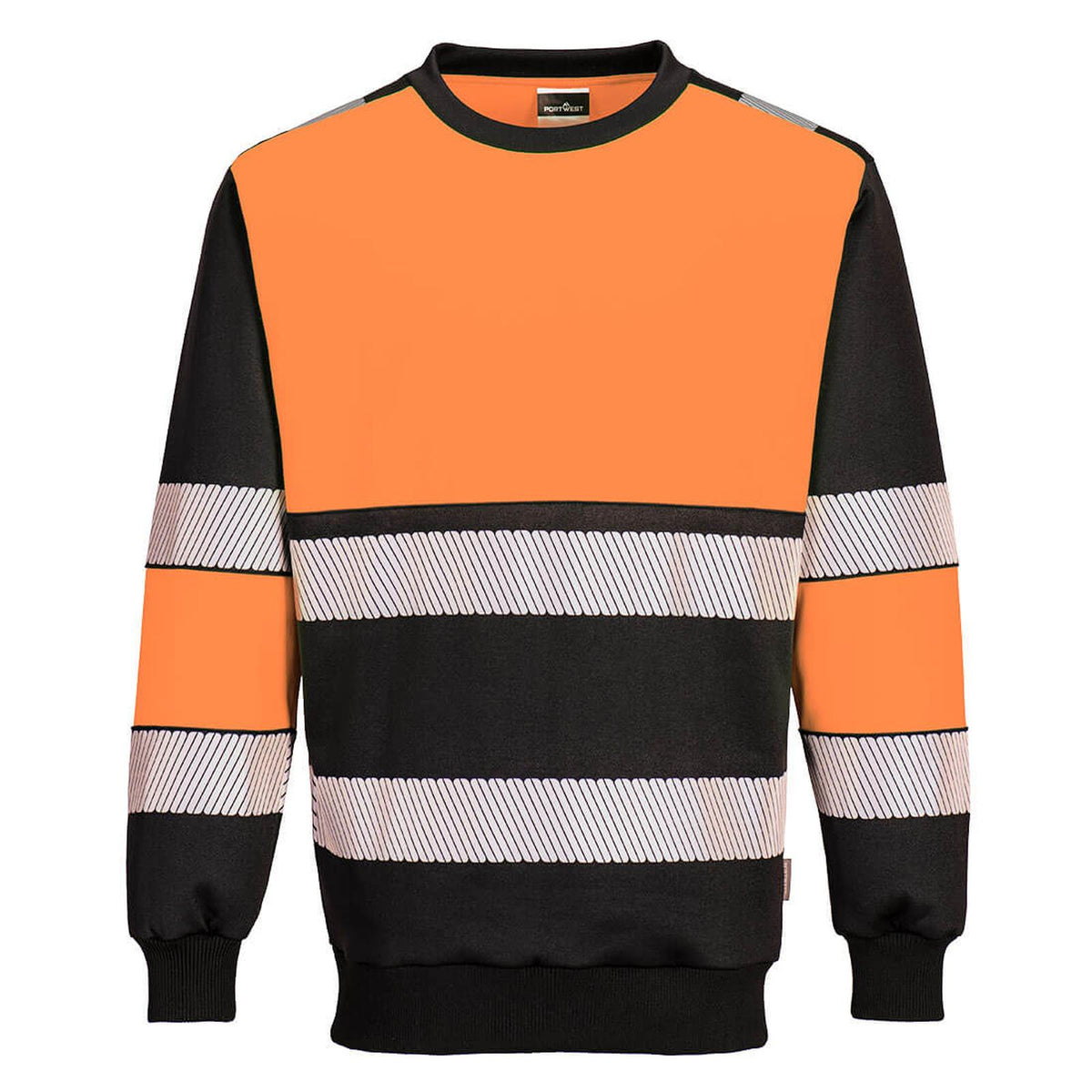 Portwest PW3 Sweaters PW376 oranje-zwart(OB)