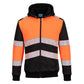 Portwest PW3 Hoge zichtbaarheid Hoodie PW377 winter rits HiVis klasse 1 oranje-zwart(OB)