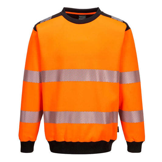 Portwest PW3 Polosweaters PW379 oranje-zwart(OB)
