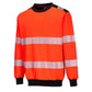 Portwest PW3 Sweaters PW379 rood-zwart(RB)