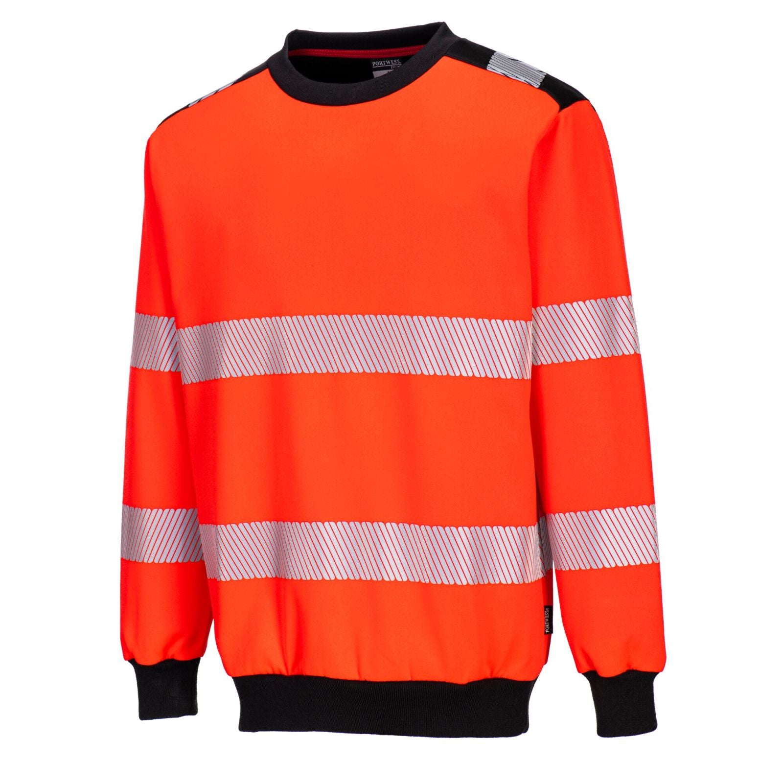 Portwest PW3 Sweaters PW379 rood-zwart(RB)