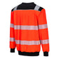 Portwest PW3 Sweaters PW379 rood-zwart(RB)