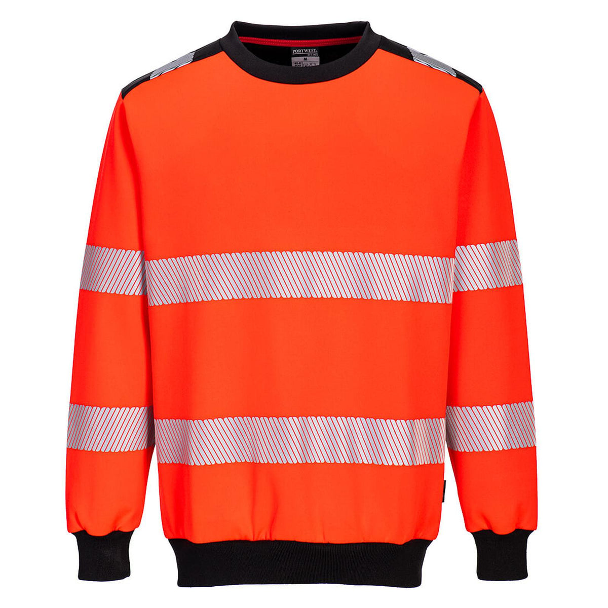 Portwest PW3 Sweaters PW379 rood-zwart(RB)