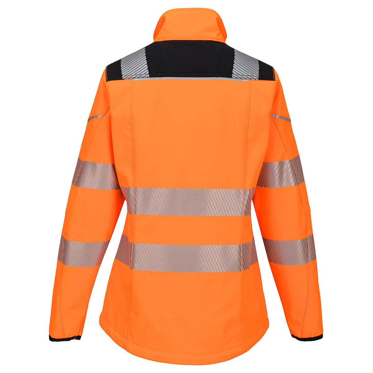 Portwest PW3 Hoge zichtbaarheid Jassen PW381 Hi-Vis softshell dames oranje-zwart(OB)
