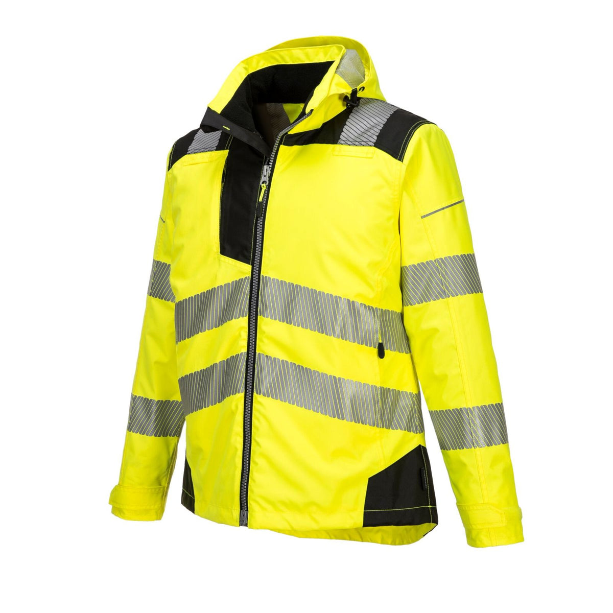 Portwest PW3 PW3 Dames Winterjas PW382 geel-zwart(YB)