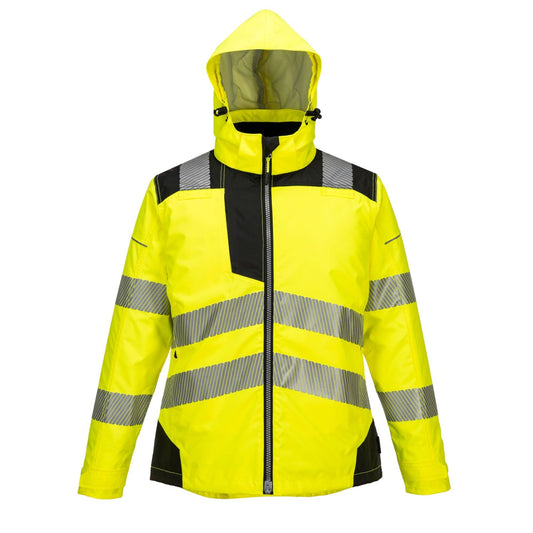 Portwest PW3 PW3 Dames Winterjas PW382 geel-zwart(YB)