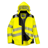 Portwest PW3 PW3 Dames Winterjas PW382 geel-zwart(YB)
