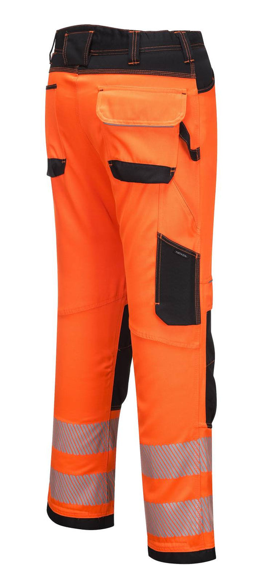 Portwest PW3 Broeken PW385 oranje-zwart(OB)