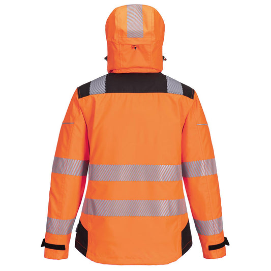 Portwest PW3 Regenjassen PW389 Dames oranje-zwart(OB)