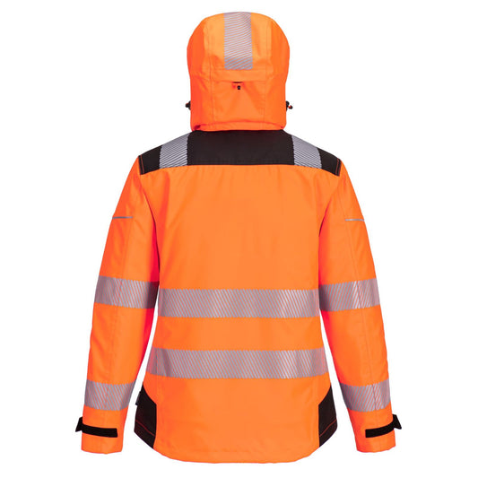 Portwest PW3 Regenjassen PW389 Dames oranje-zwart(OB)