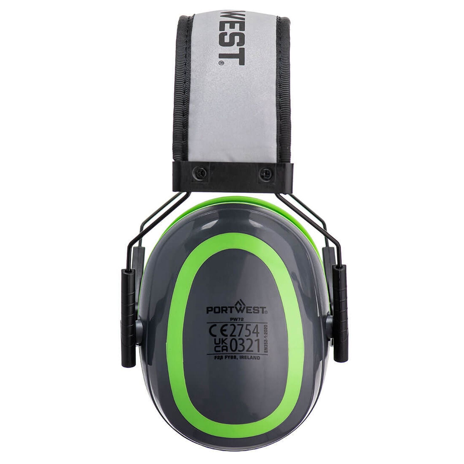 Portwest HV Extreme Oorbeschermers PW72 laag reflectie grijs-groen(GG)