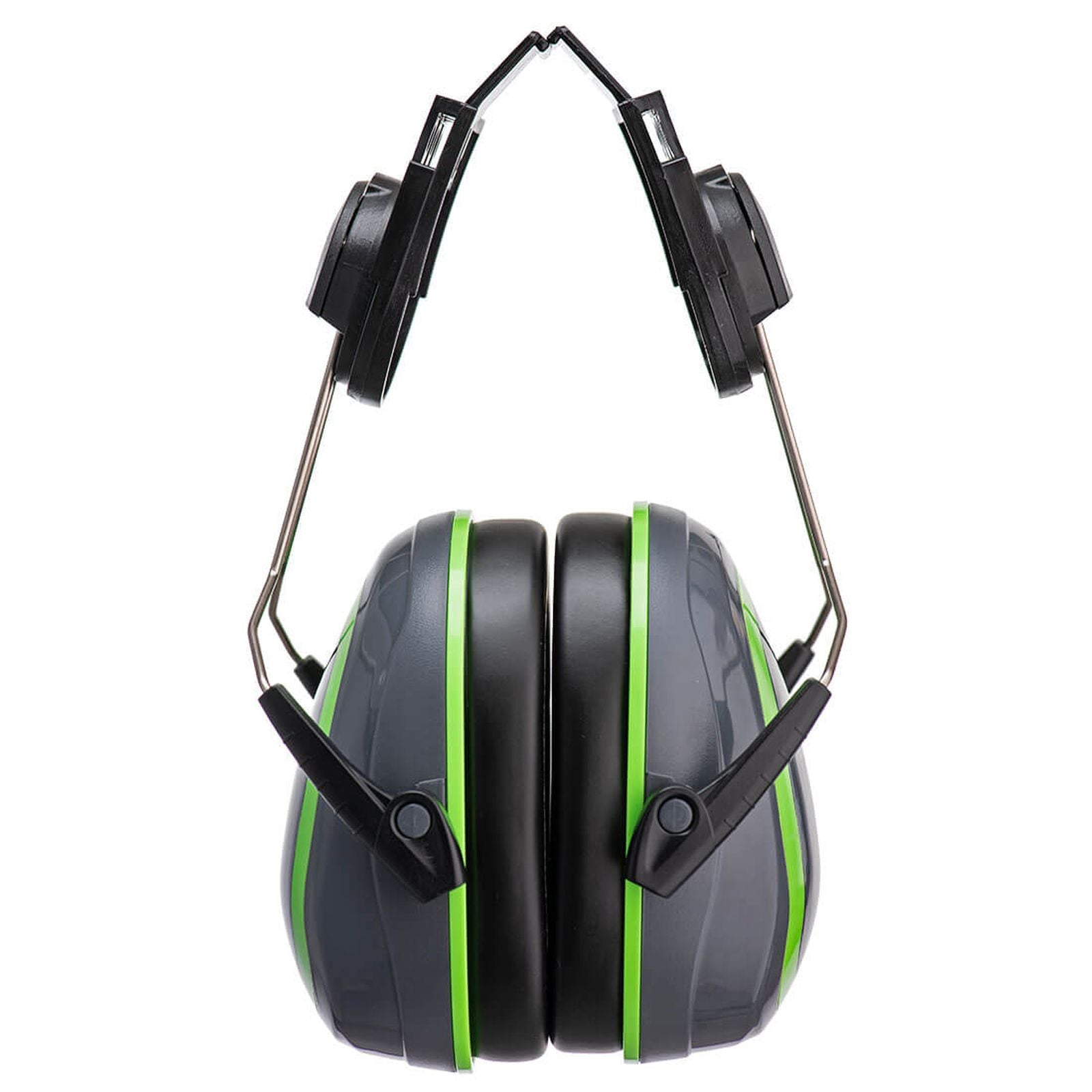 Portwest HV Extreme Oorbeschermers PW75 laag clip-on contrastkleuren grijs-groen(GG)