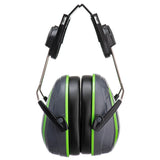 Portwest HV Extreme Oorbeschermers PW75 laag clip-on contrastkleuren grijs-groen(GG)