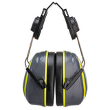 Portwest HV Extreme Oorbeschermers PW76 middel clip-on contrastkleuren grijs-geel(GY)