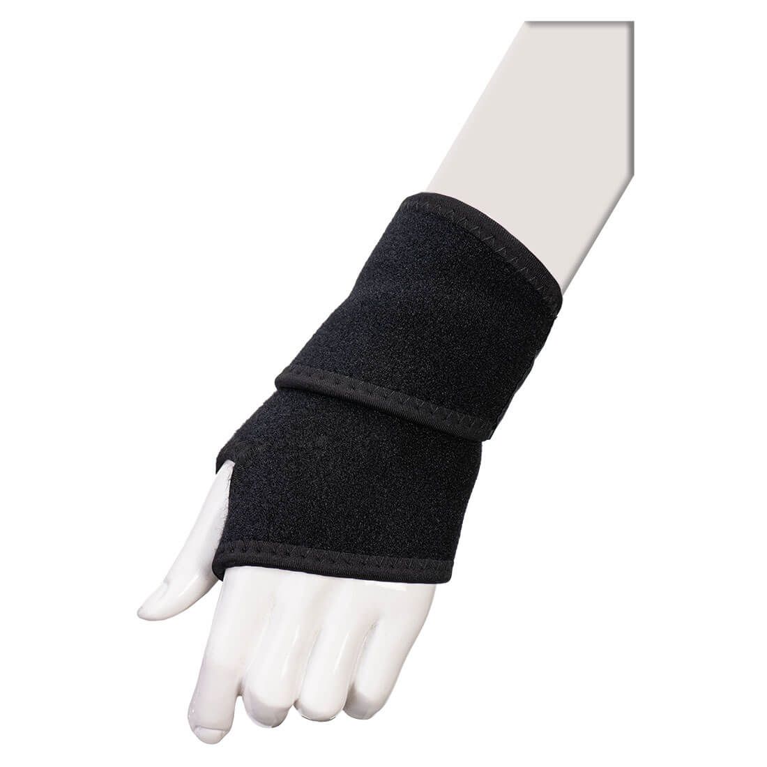 Portwest PBM algemeen Polssteunband PW83 (2Pk) zwart(BK)