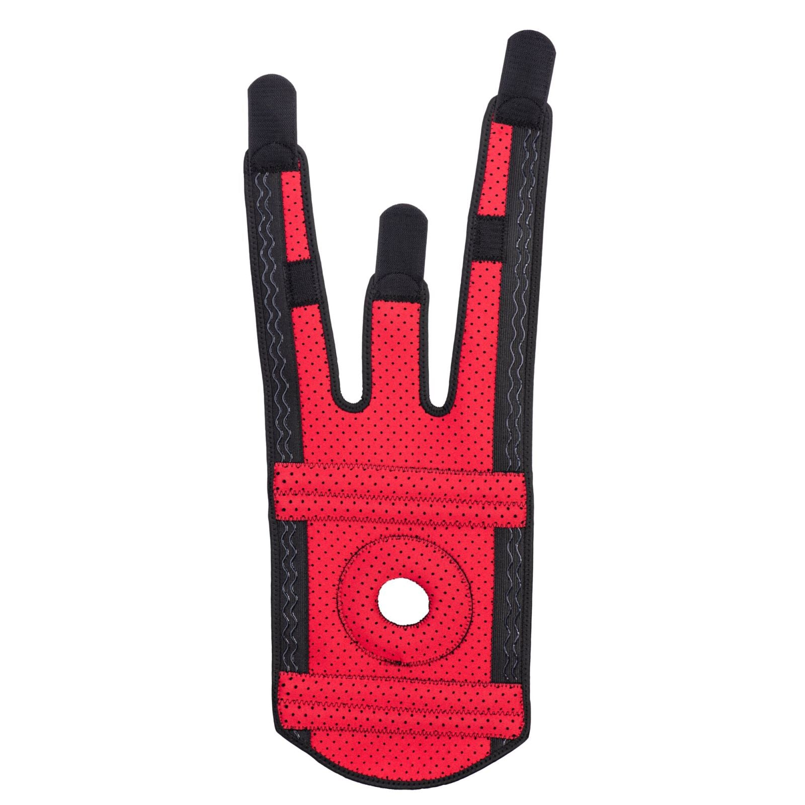 Portwest PBM algemeen Kniebrace PW84 Knieondersteuning Open Patella zwart(BK)