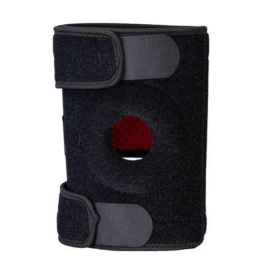 Portwest PBM algemeen Kniebrace PW84 Knieondersteuning Open Patella zwart(BK)