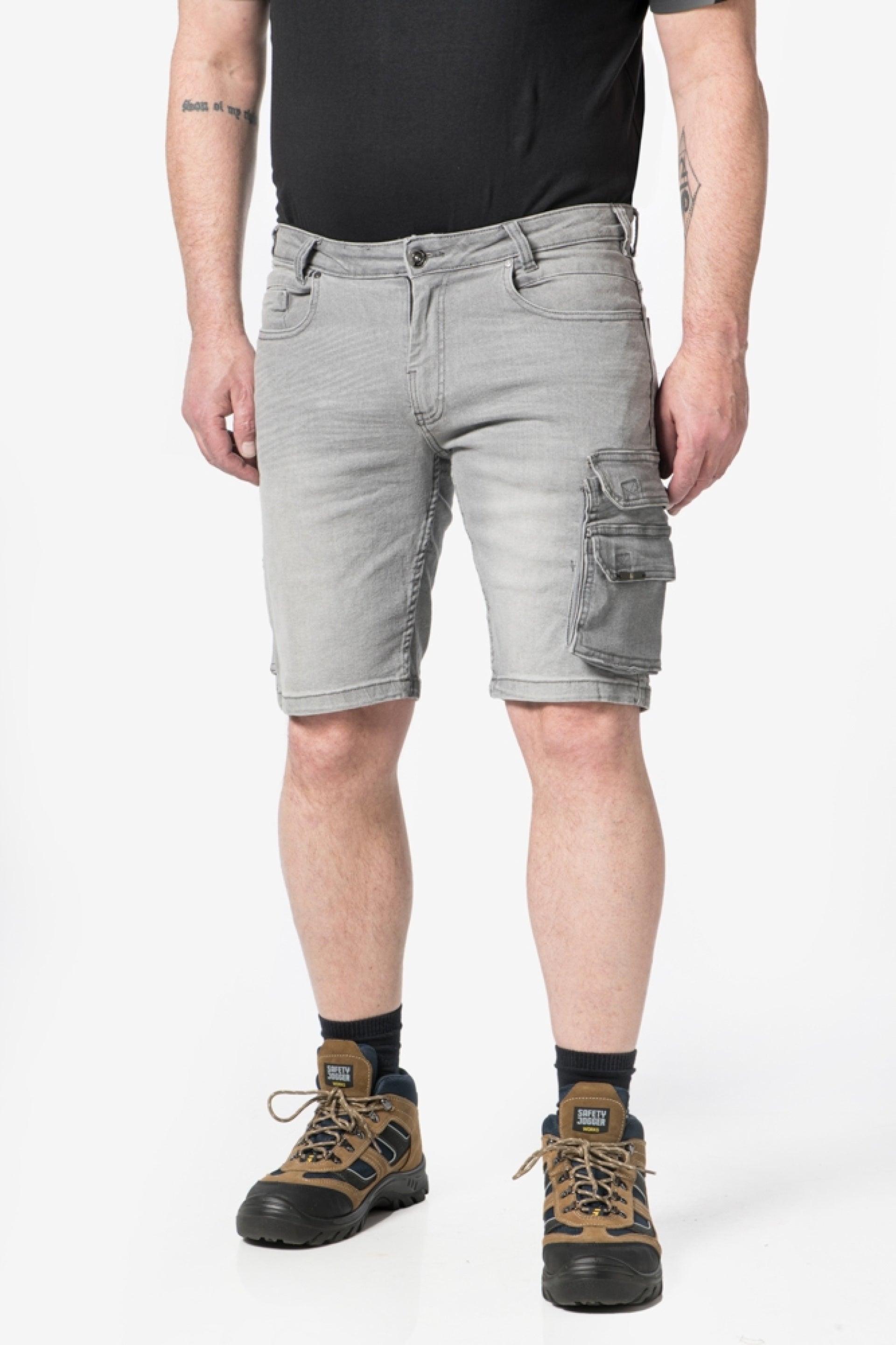Brams Paris Seasonal NOS Shorts Korte Broeken Ralph X95 denimgrijs(001)