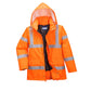 Portwest 300D Ademende Hi-Vis. Hoge zichtbaarheid Jack RT34 Hi-Vis Ademend Winter Traffic oranje(OR)