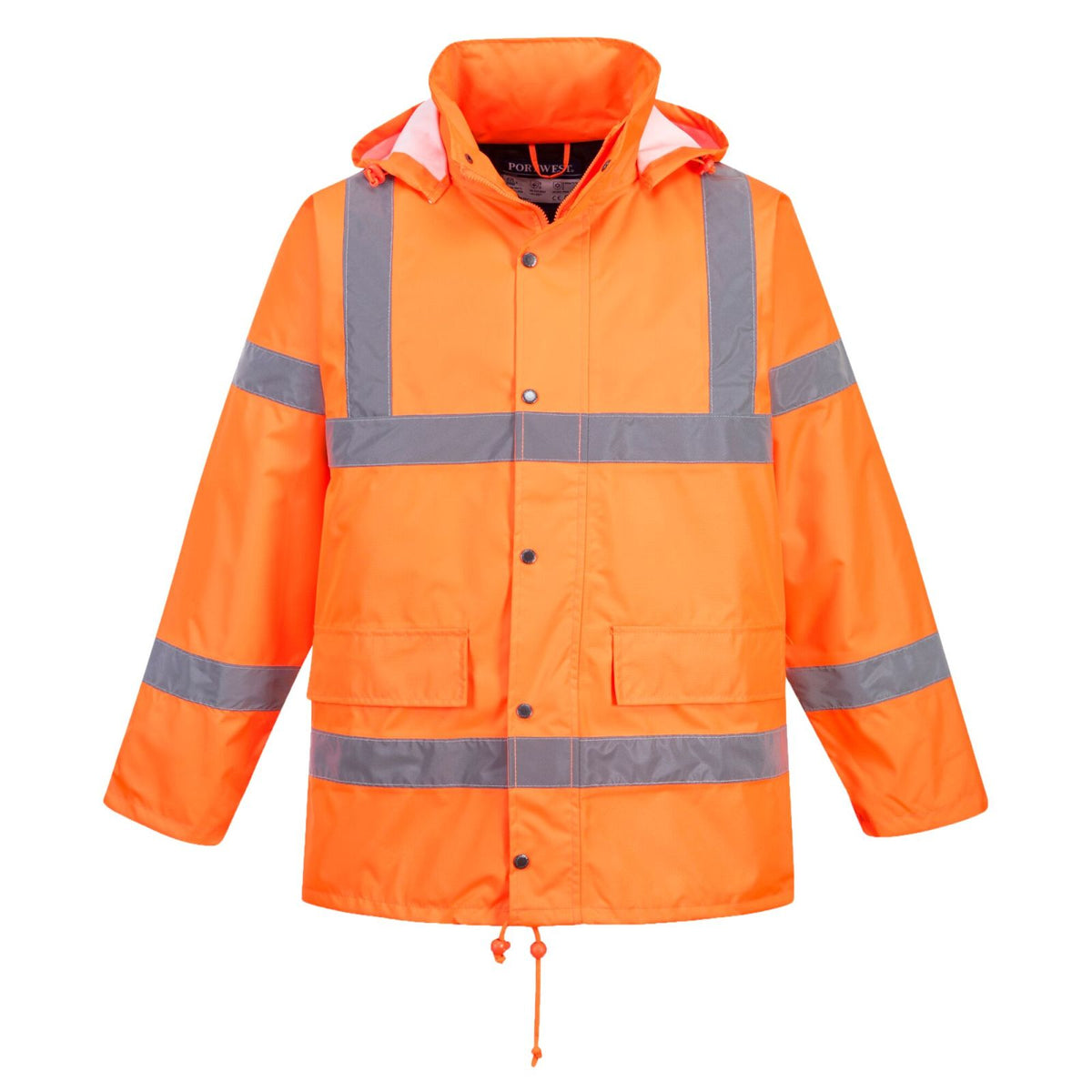 Portwest 300D Ademende Hi-Vis. Hoge zichtbaarheid Jack RT34 Hi-Vis Ademend Winter Traffic oranje(OR)