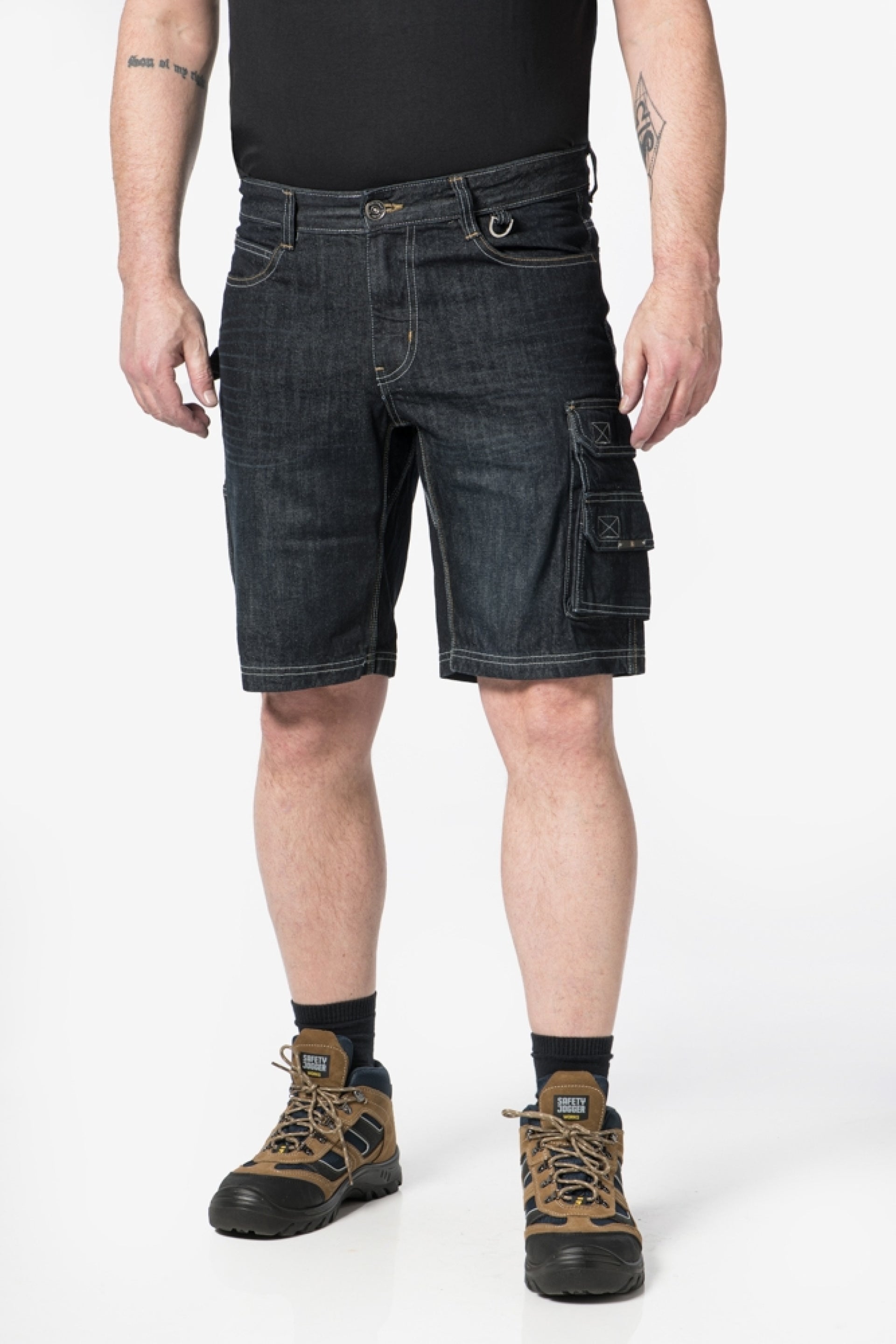 Brams Paris Seasonal NOS Shorts Broeken Ruben A82 denimblauw(001)