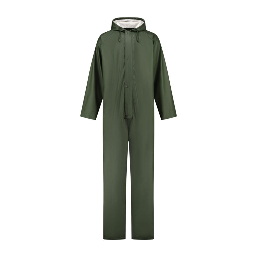 Noname Rainwear Regenoverall RWO100 spuiten PU legergroen(FLGROEN)