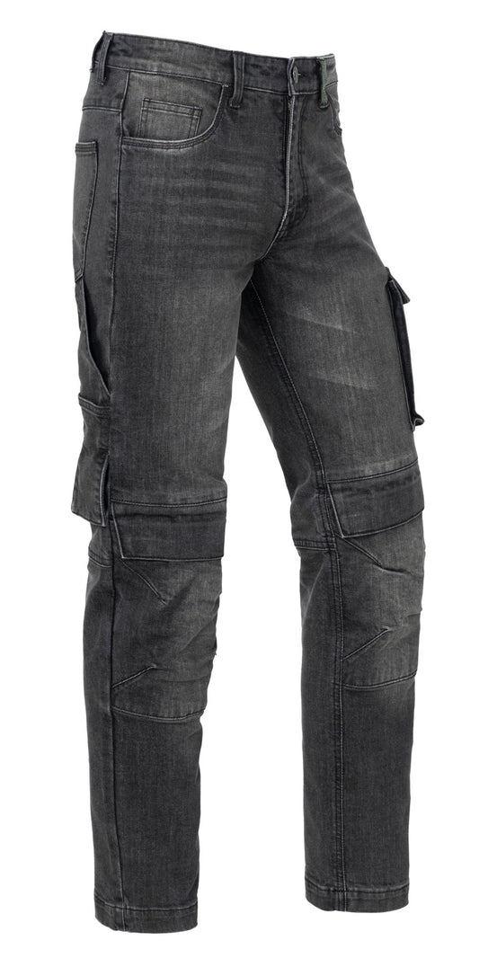 Brams Paris Never out of stock Jeans Werkbroeken Rick X35 OCS GRS black stretch denim zwart-grijs(001)
