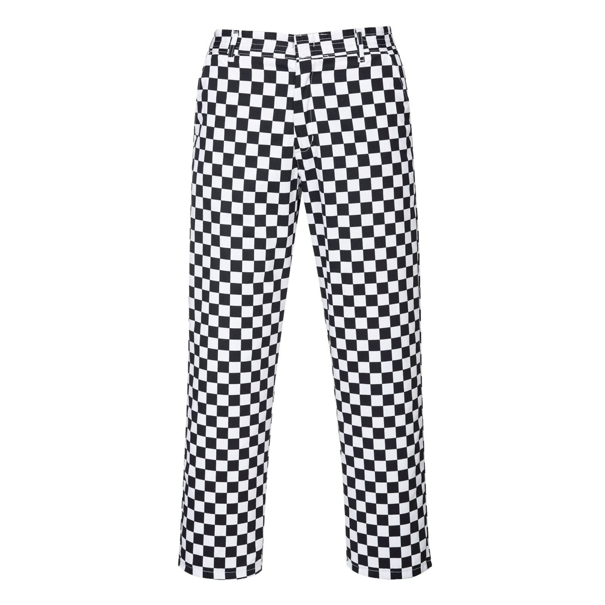 Portwest Kokskleding Chef-koks/voedingsindustrie Koksbroek S068 Harrow Hondtandmotief blauw-wit(CB)