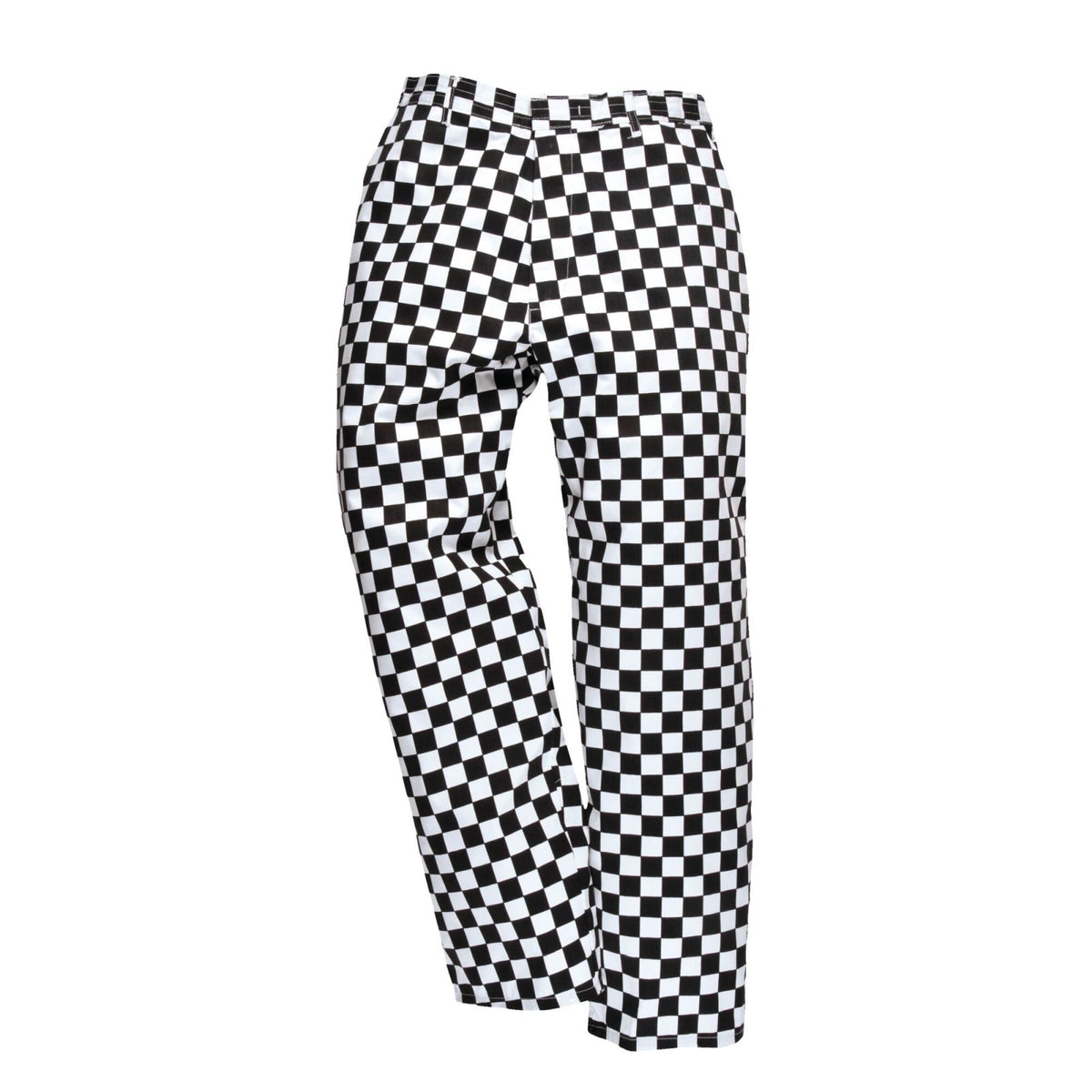 Portwest Kokskleding Chef-koks/voedingsindustrie Koksbroek S068 Harrow Hondtandmotief blauw-wit(CB)