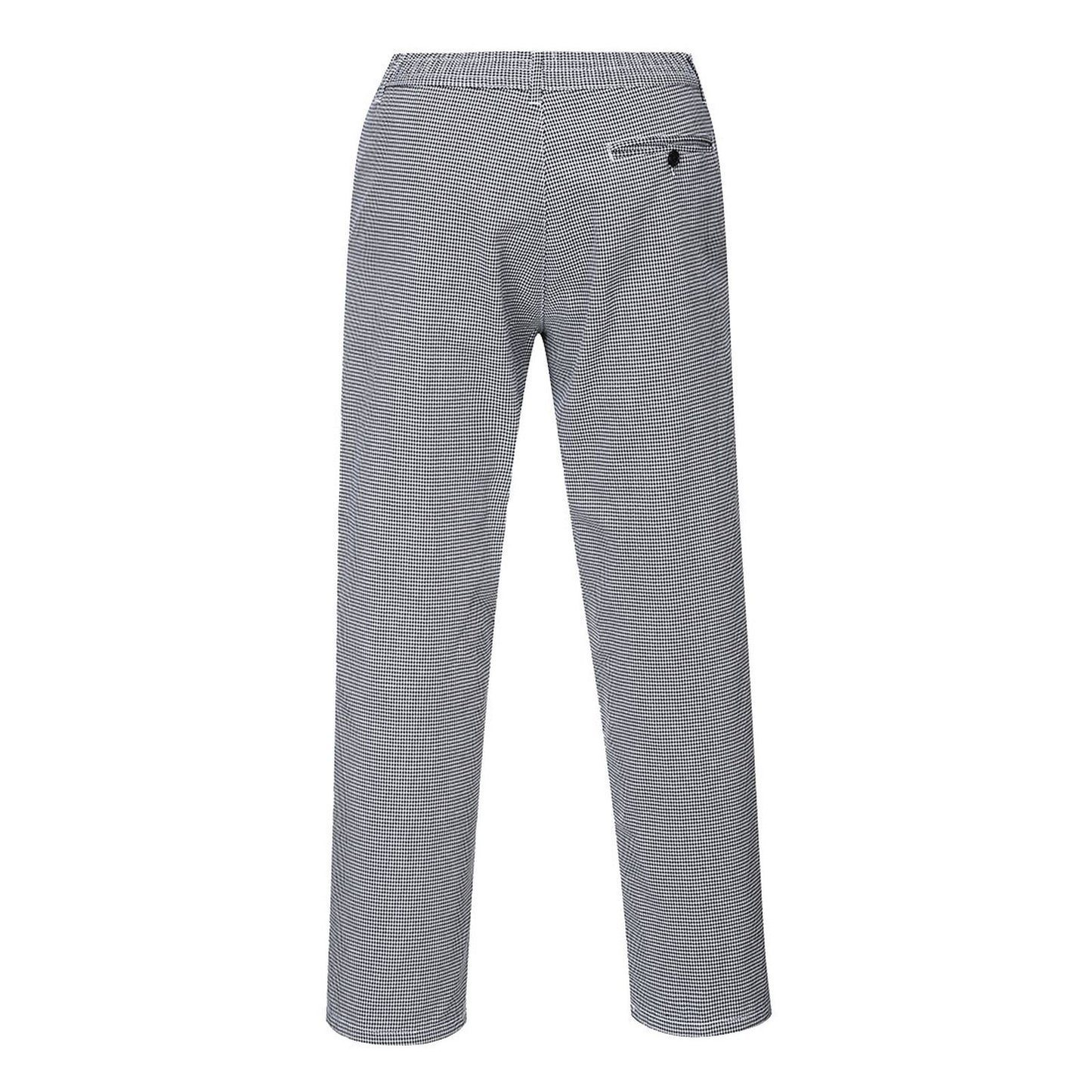 Portwest Broeken S068 houndstooth zwart-wit(HT)
