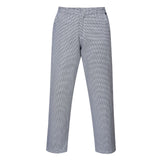 Portwest Broeken S068 houndstooth zwart-wit(HT)