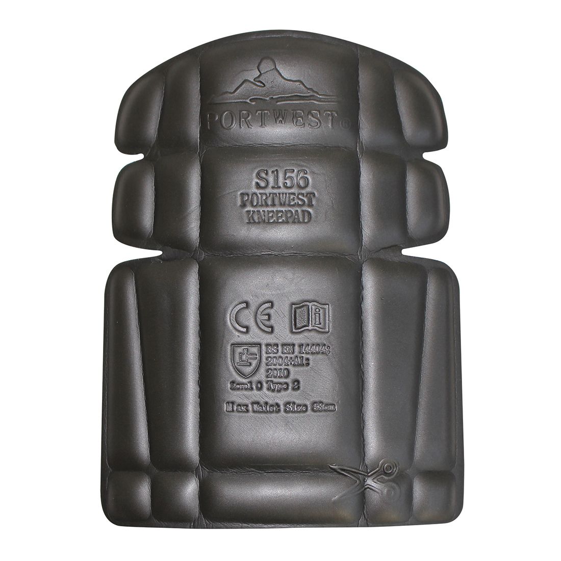 Portwest Kniebeschermers S156 zwart(BK)