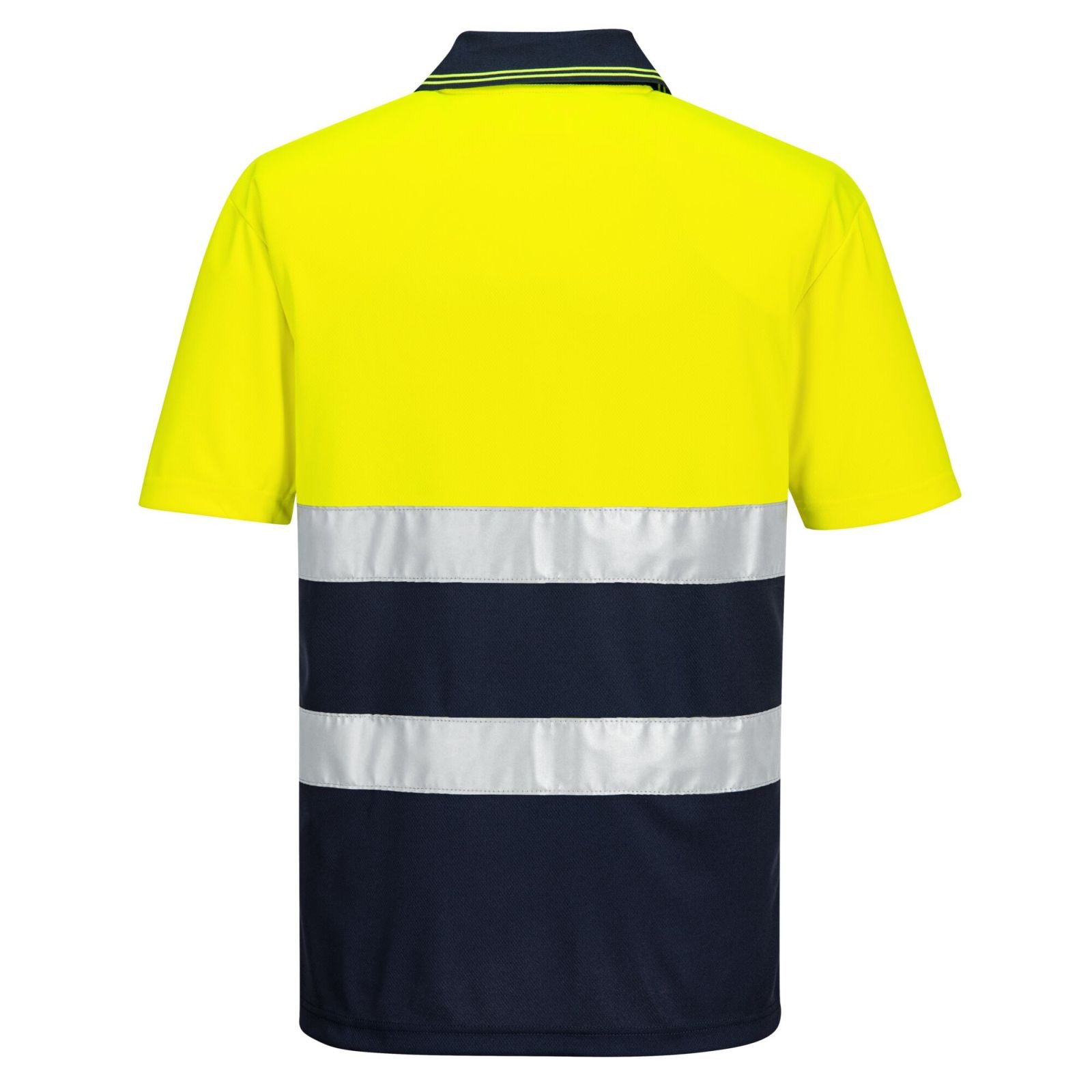 Portwest Poloshirts S175 Hi-Vis geel-marineblauw(YN)
