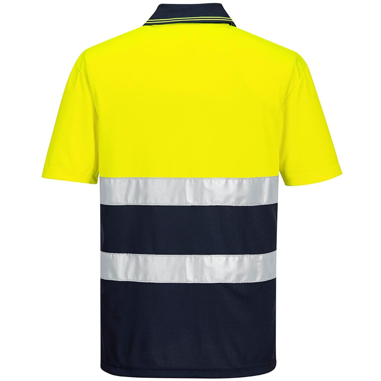 Portwest Poloshirts S175 Hi-Vis geel-marineblauw(YN)
