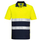 Portwest Poloshirts S175 Hi-Vis geel-marineblauw(YN)