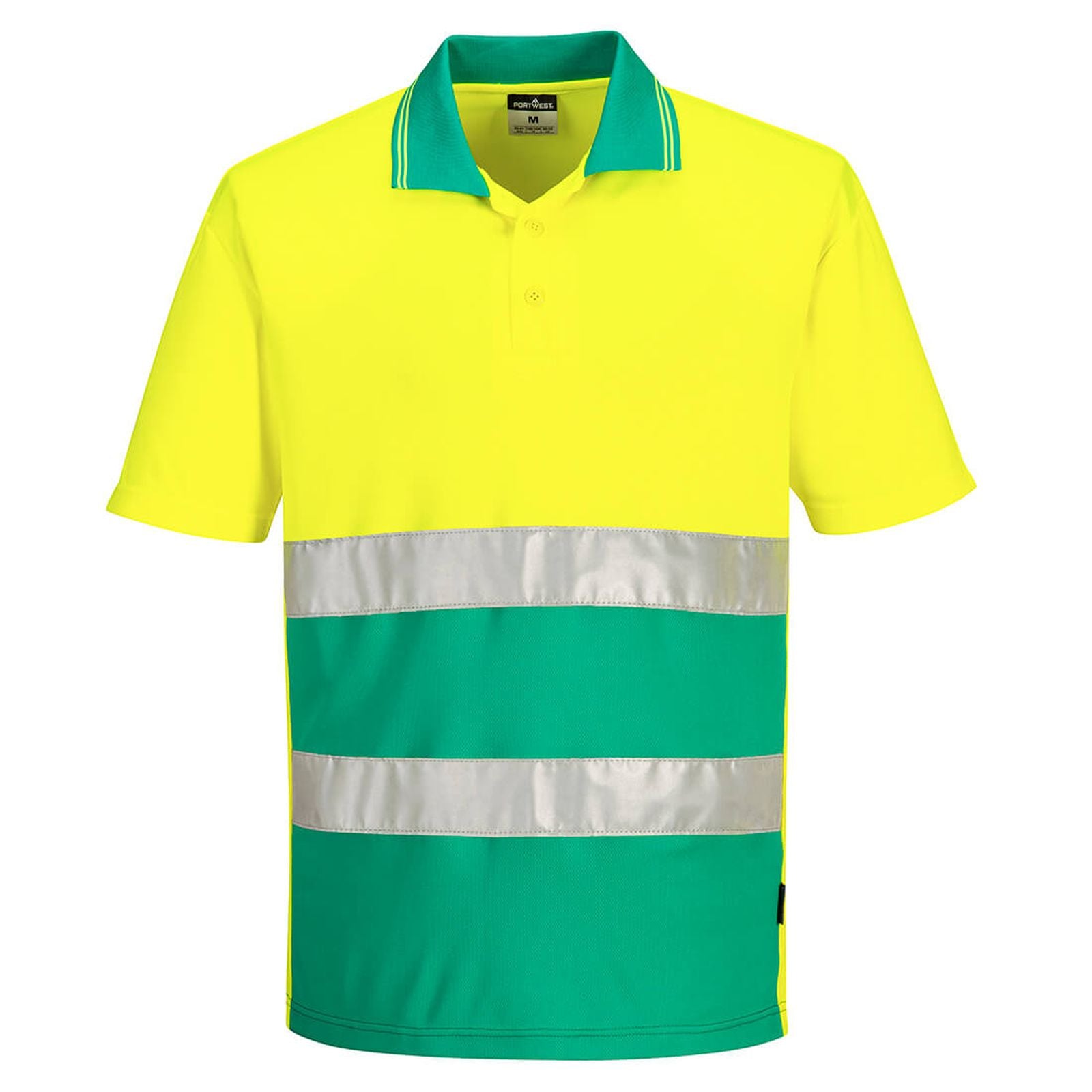 Portwest Poloshirts S175 Hi-Vis groenblauw(YT)