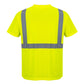 Portwest Micro Mesh Bird Eye Hoge zichtbaarheid T-shirt S190 Hi-Vis borstzak geel(YE)