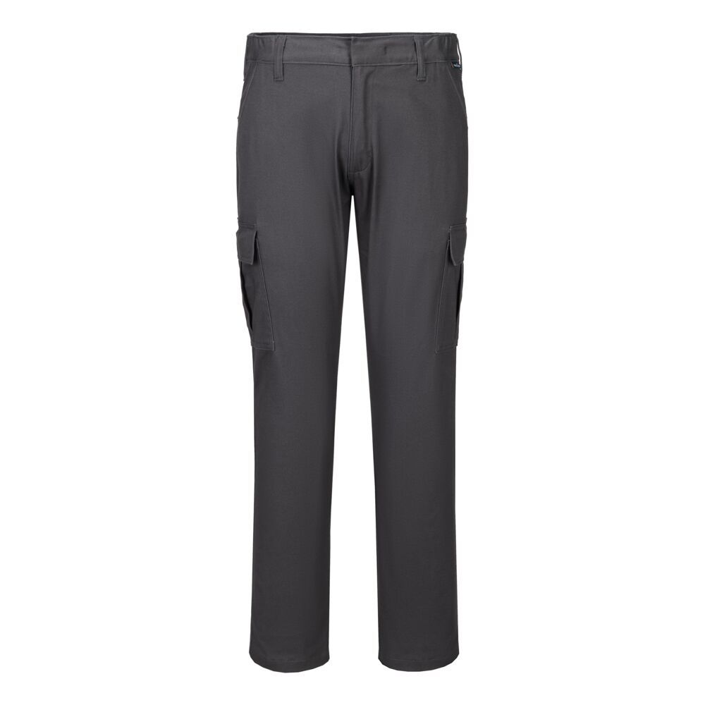 Portwest Algemene Werkkleding Combat Broek S231 stretch slim fit metaalgrijs(MG)