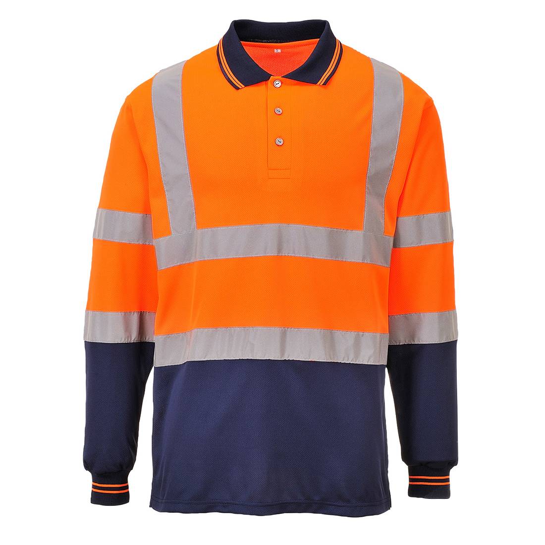 Portwest Poloshirts S279 oranje-marineblauw(ON)