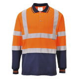 Portwest Poloshirts S279 oranje-marineblauw(ON)