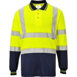 Portwest Poloshirts S279 geel-marineblauw(YN)
