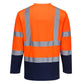 Portwest T-shirts S280 HiVis UPF35+ UV oranje-marineblauw(ON)
