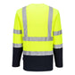 Portwest T-shirts S280 HiVis UPF35+ UV geel-marineblauw(YN)