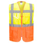 Portwest Vesten S376 HiVis geel-oranje(YO)