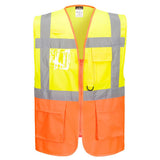 Portwest Vesten S376 HiVis geel-oranje(YO)