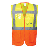 Portwest Vesten S376 HiVis geel-oranje(YO)