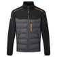 Portwest Gevoerde Regenkleding Bescherming Tegen Alle Weersomstandigheden Jack S381 hybride baffle zwart(BK)