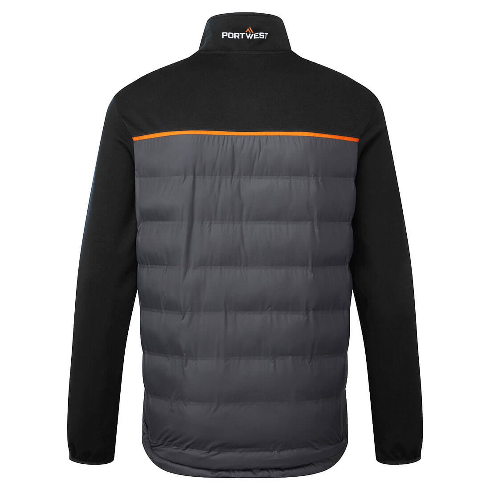 Portwest Gevoerde Regenkleding Alle Weersomstandigheden Jack S381 hybride baffle zwart(BK)